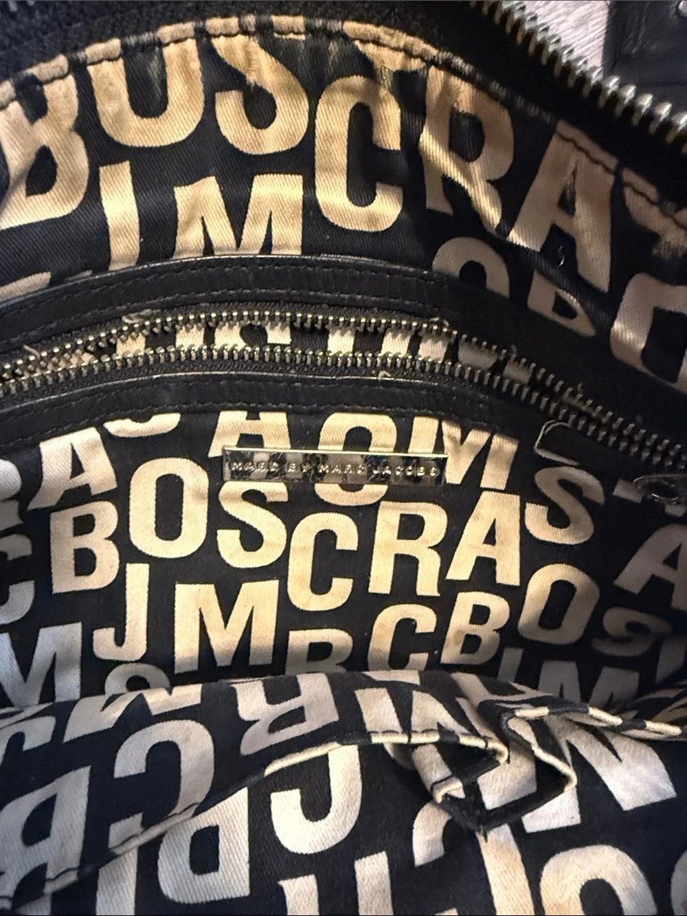Marc By Marc Jacobs Classic Black Leather Shoulder Bag